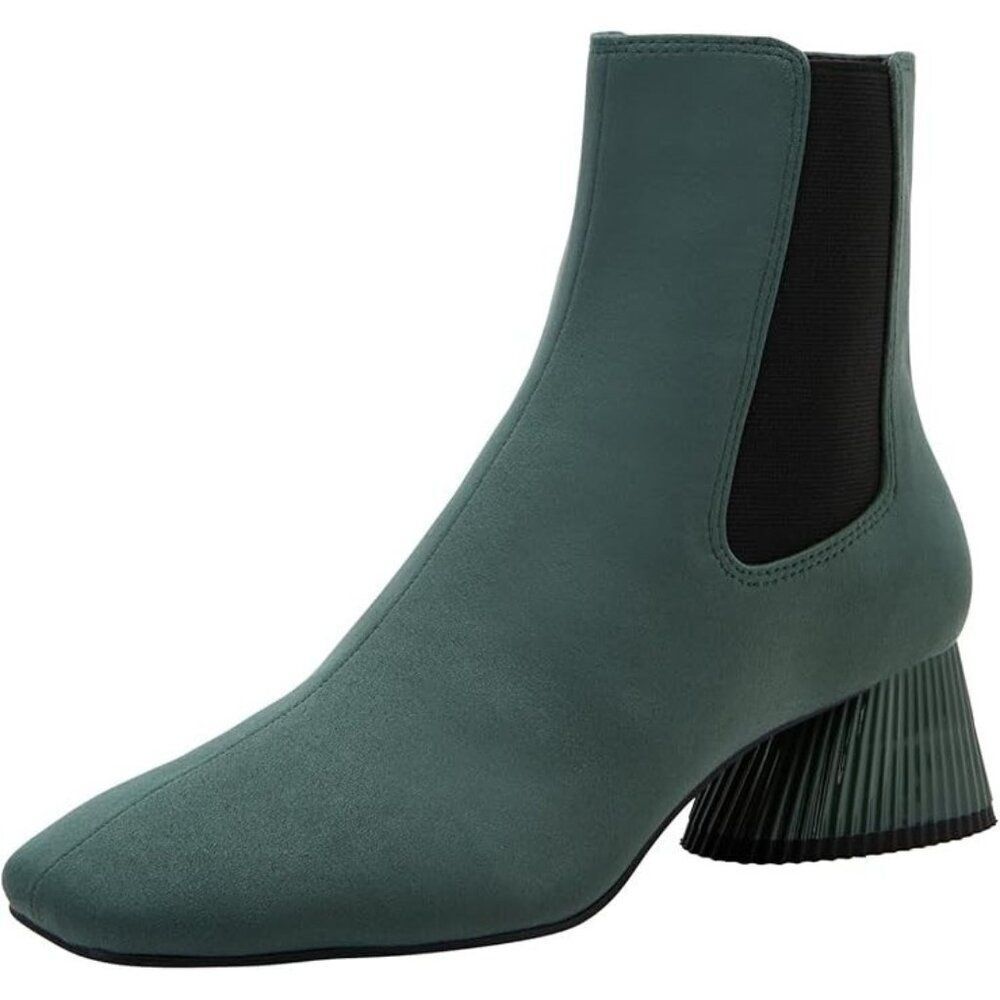 Katy Perry The Clarra Womens Bootie Boots 9.5 39.5 Sage Leaf Green Chelsea NIB